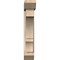 Ekena Millwork Balboa Slat Smooth Bracket w/ Offset Brace, Douglas Fir, 7 1/2"W x 30"D x 42"H BKT0806X30X42BOA06SDF - alternate 2